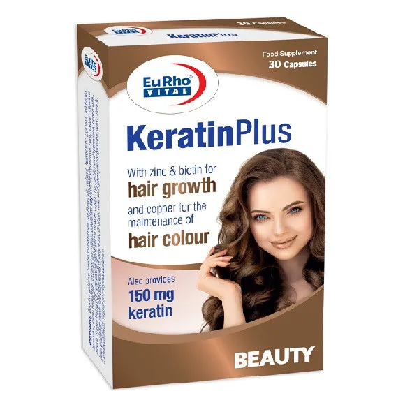 کپسول ژلاتینی نرم کراتین پلاس یوروویتال بسته 30 عددی - 2