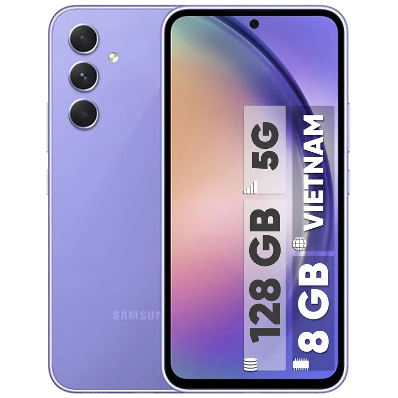 گوشی موبایل سامسونگ مدل Galaxy A54 5G دو سیم کارت ظرفیت 128 گیگابایت و رم 8 گیگابایت به همراه شارژر سامسونگ – ویتنام