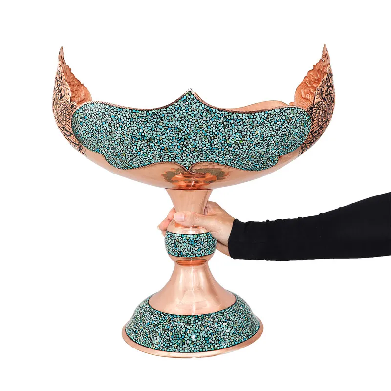 کشکول فیروزه کوبی مدل شاهکار کد HQ47p44 - 3