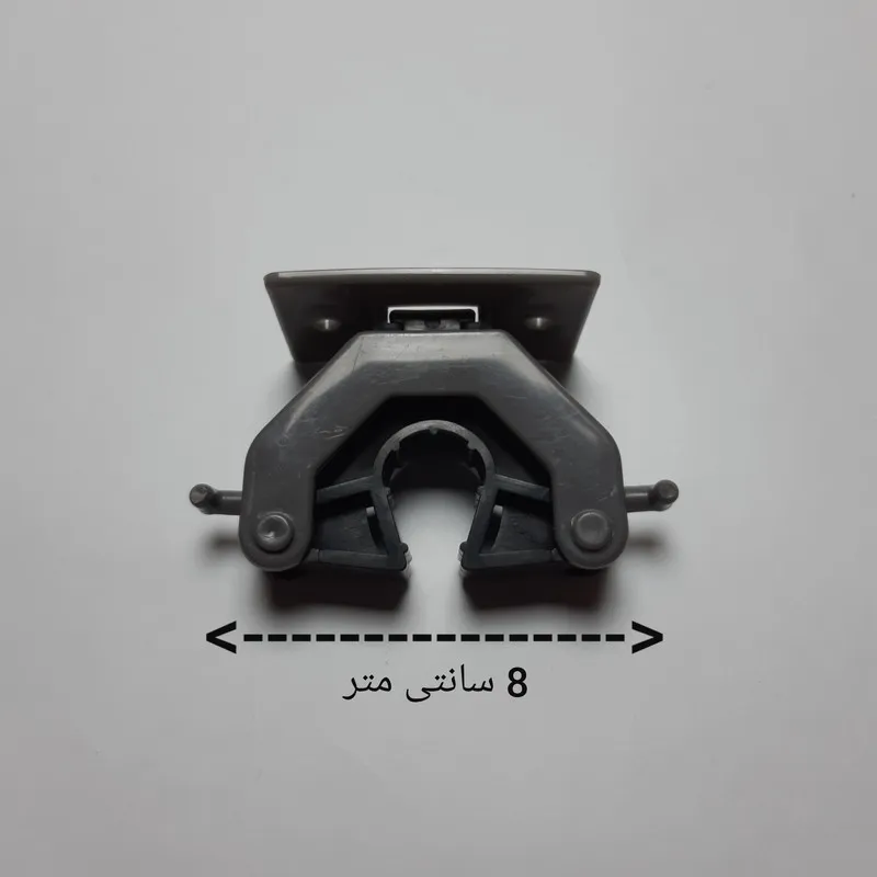 نگهدارنده دسته تی و جارو دیواری کد JH65 بسته 2 عددی - 4