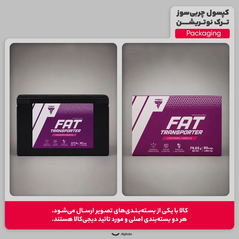 کپسول چربی‌سوز ترِک نوتریشن مدل Fat Transporter بسته 90 عددی - 2