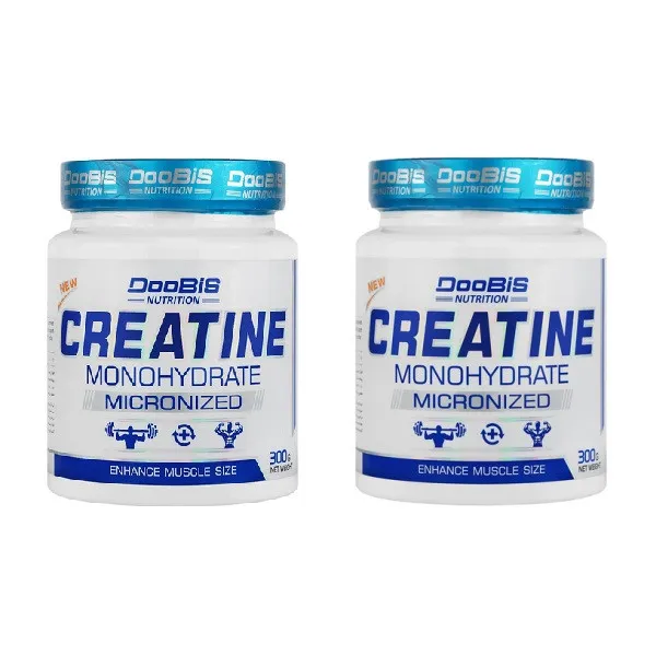 پودر کراتین مونوهیدرات میکرونایز دوبیس- 300 گرم بسته 2 عددی