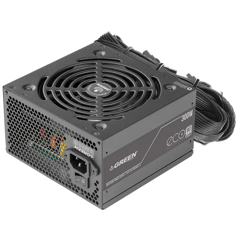 منبع تغذیه کامپیوتر 300W وات گرین مدل GP300A-ECO Plus