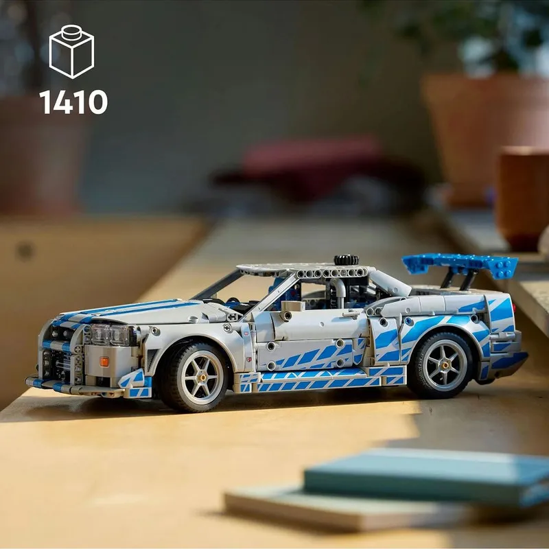 لگو سری تکنیک مدل 2 Fast 2 Furious Nissan Skyline GT-R (R34) Car کد 42210 - 3