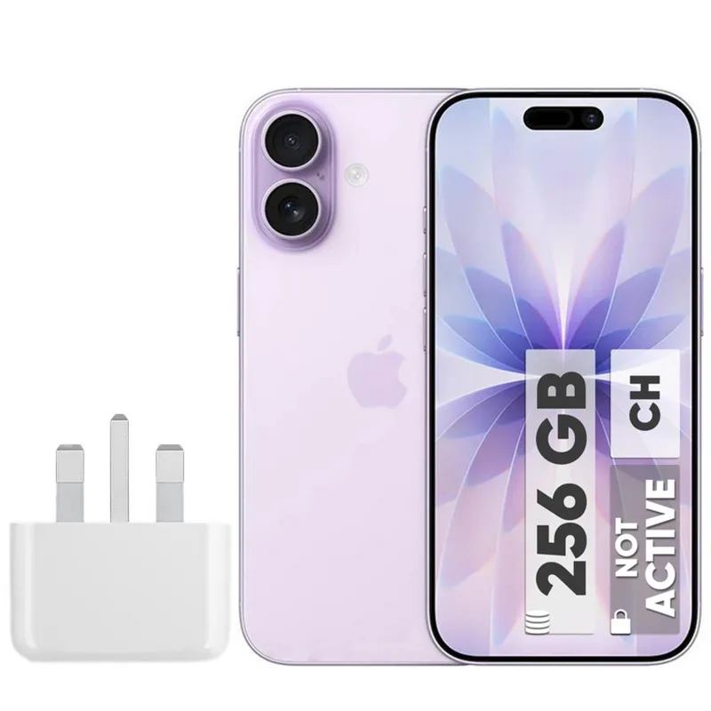 گوشی موبایل اپل مدل iPhone 17 CH دو سیم کارت ظرفیت 256 گیگابایت و رم 8 گیگابایت – نات اکتیو  – به همراه شارژر 20 وات اپل