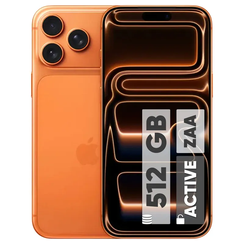 گوشی موبایل اپل مدل iPhone 17 Pro Max ZAA تک سیم کارت + eSim ظرفیت 512 گیگابایت و رم 12 گیگابایت – اکتیو  – به همراه شارژر 20 وات اپل - 2