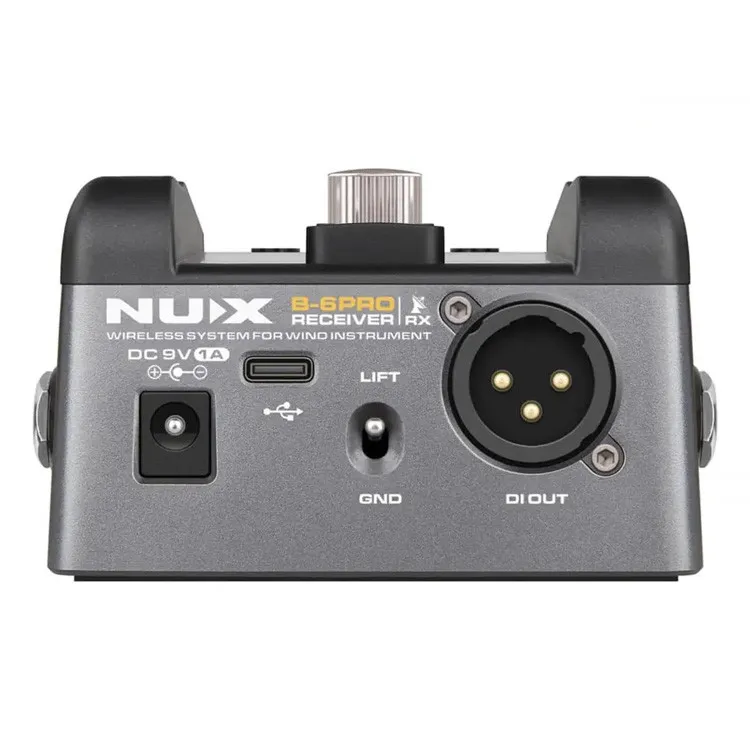 ست میکروفن بی سیم ان یو ایکس مدل B6 Pro با درگاه اتصال XLR/USB-C - 4