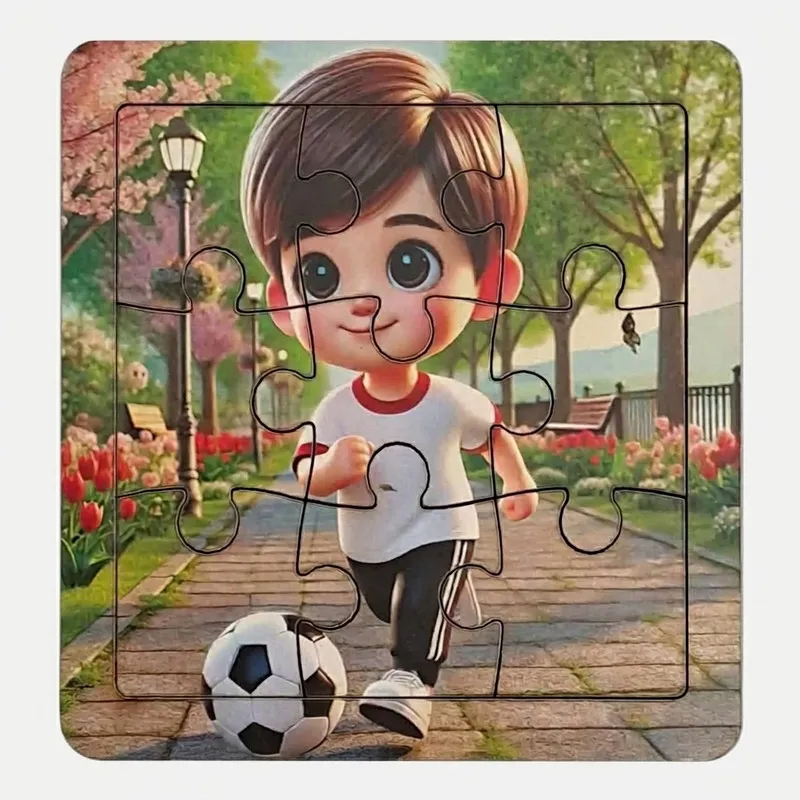 پازل ۹ تکه مدل ۶۰۷ مناسب برای بالای ۲ سال