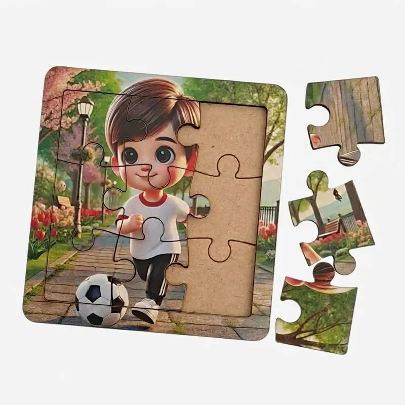 پازل ۹ تکه مدل ۶۰۷ مناسب برای بالای ۲ سال - 4