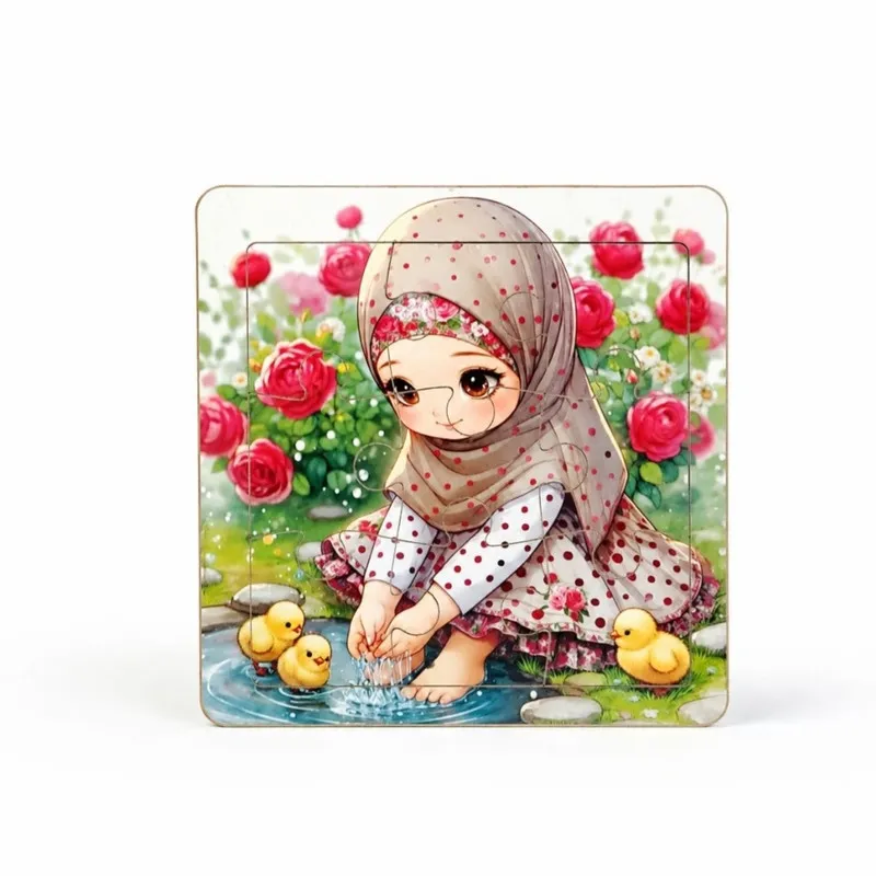 پازل ۹ تکه مدل ۶۱۱ مناسب برای بالای ۲ سال