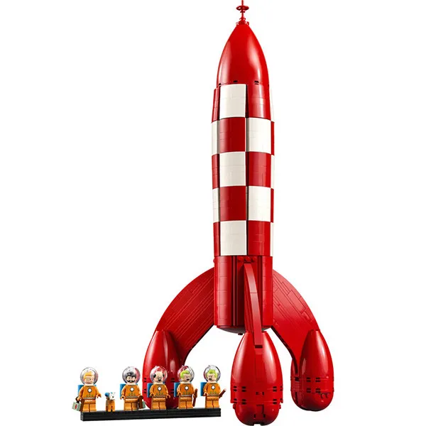 لگو 1283 تکه سری آیدیاز مدل Tintin Moon Rocket کد 21367 - 2