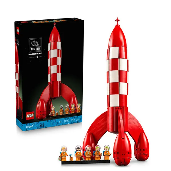 لگو 1283 تکه سری آیدیاز مدل Tintin Moon Rocket کد 21367 - 4
