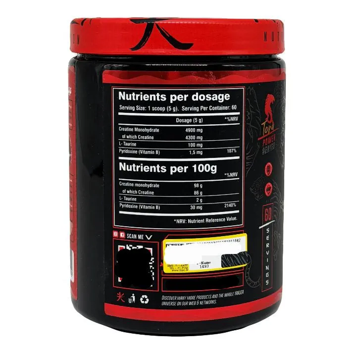 پودر کراتین منوهیدرات یاکوزا نوتریشن – 300 گرم - 2