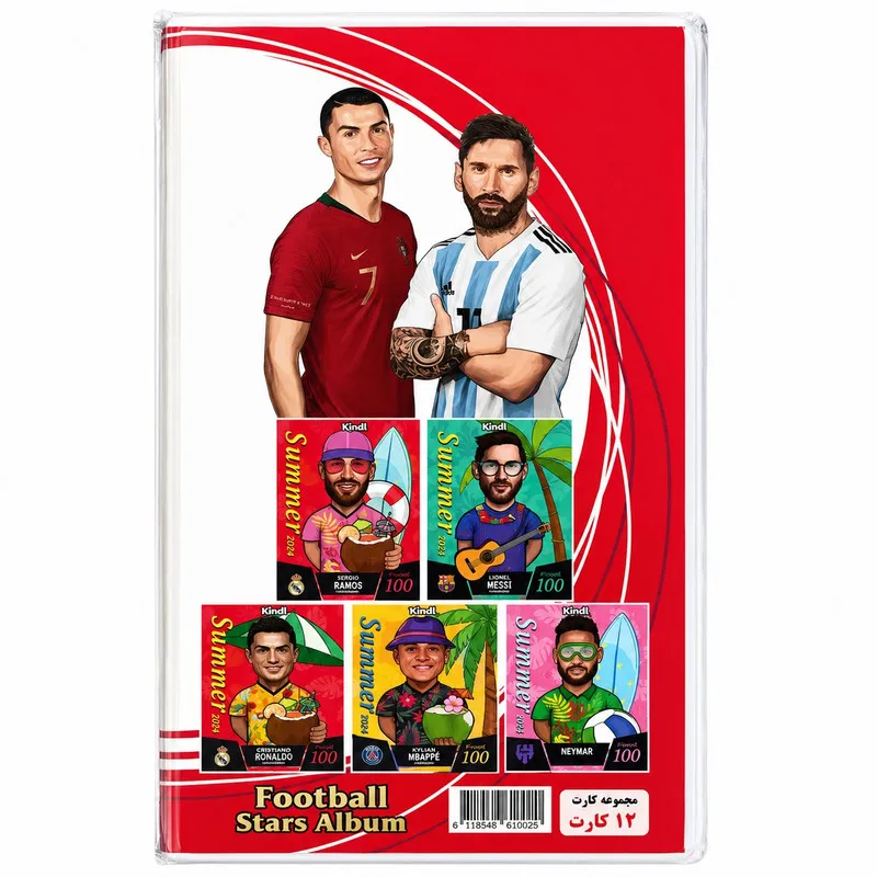 آلبوم کارت کیمدی مدل رونالدو و مسی