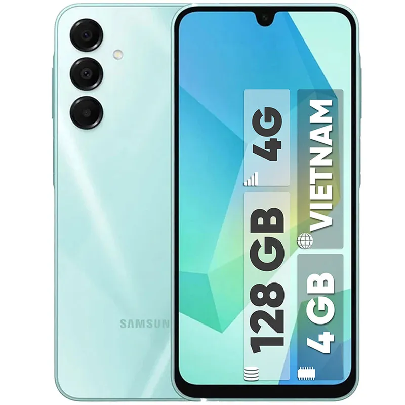 گوشی موبایل سامسونگ مدل Galaxy A16 4G دو سیم کارت ظرفیت 128 گیگابایت و رم 4 گیگابایت – ویتنام –  به همراه شارژر 25 وات سامسونگ، 2 عدد کاور و 1 عدد محافظ صفحه نمایش - 2