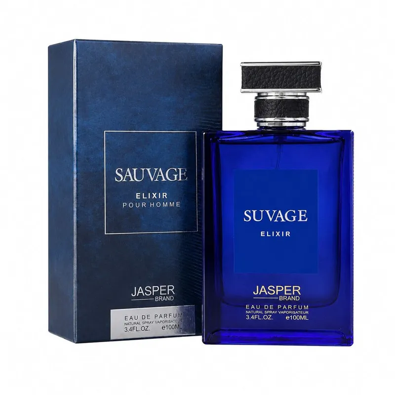 ادو پرفیوم مردانه جاسپر مدل Sauvage Elixir با رایحه تند و خنک حجم 100 میلی لیتر