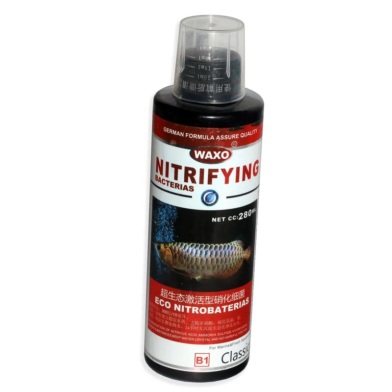 محلول باکتری ساز آکواریوم برند واکسو مدل Nitrifying  حجم 280 میلی‌لیتر