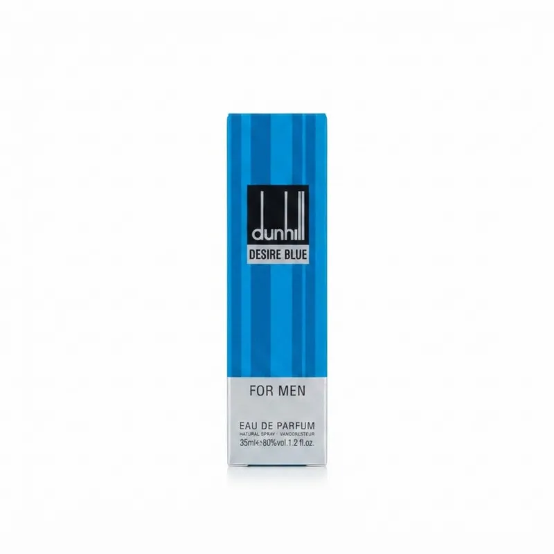 عطر جیبی مردانه دانهیل آبی مدل a208 با رایحه معتدل و حجم ۳۵ میل با نت میانی گرم - 2