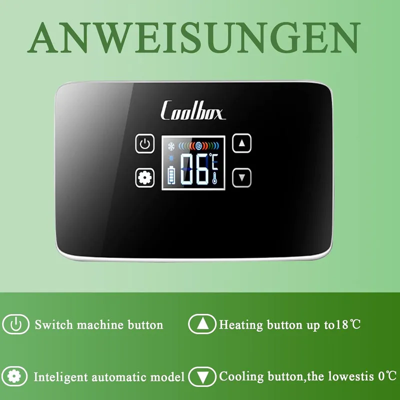 یخچال خودرو کولباکس مدل 666-XXX-B0CSYJT7NW-01 ظرفیت 7 لیتر - 2