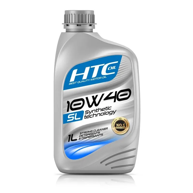 روغن موتور سیکلت نیمه سنتتیک اچ تی سی اویل مدل SL 10W-40 حجم 1 لیتر بسته 3 عددی