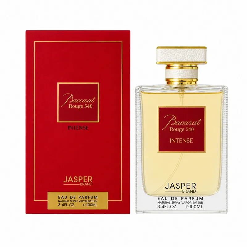 ادوپرفیوم زنانه جاسپر مدل Bacarat Rouge 540 Intense با رایحه گرم و شیرین حجم 100 میلی‌لیتر