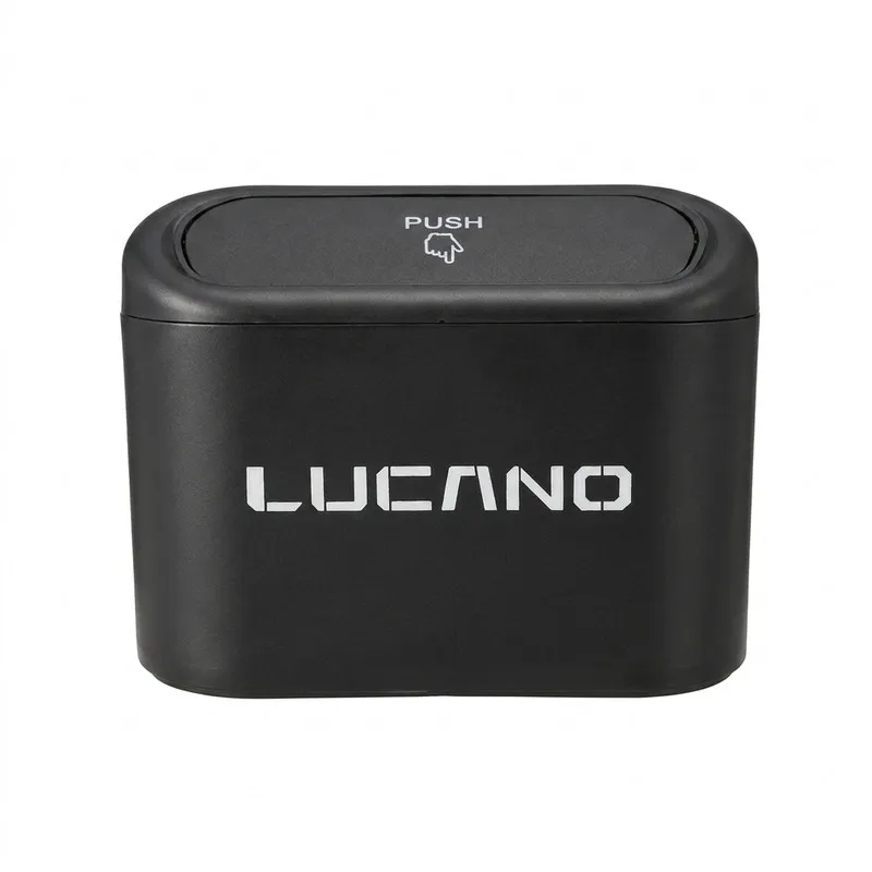سطل زباله خودرو کد LNO1221SZ مناسب برای لوکانو ، بدنه پلاستیکی و نصب آسان