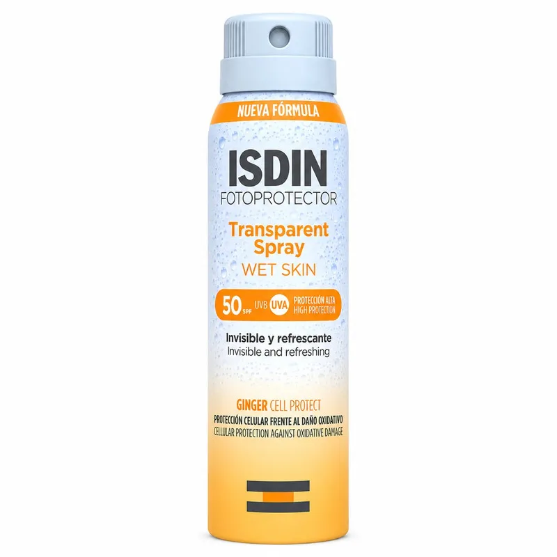 اسپری ضد آفتاب بی‌رنگ صورت، بدن ایزدین SPF 50 مدل فوتو پروتکتور مناسب برای انواع پوست حجم 100 میلی‌لیتر