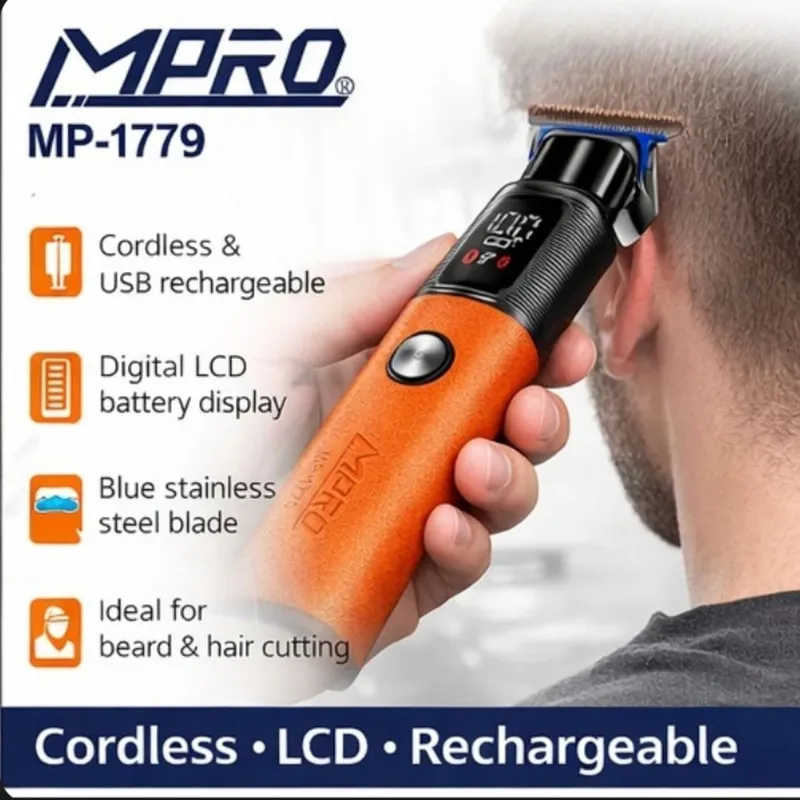 ماشین اصلاح موی سر و صورت شارژی ام پرو مدل MP-1779 - 4