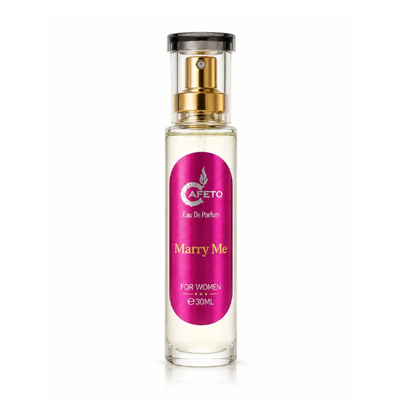 عطر جیبی زنانه کافه تو مدل مری می با رایحه گلی، میوه‌ای و خنک حجم 30 میلی‌لیتر