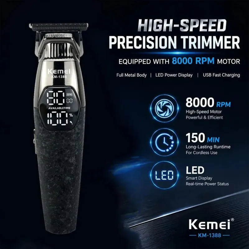 ماشین اصلاح موی سر و صورت کیمی مدل km-1388 - 4