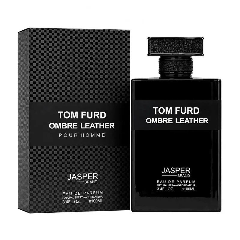 ادو پرفیوم مردانه جاسپر مدل Tom Furd Ombre Leather با رایحه گرم و تلخ حجم 100 میلی لیتر
