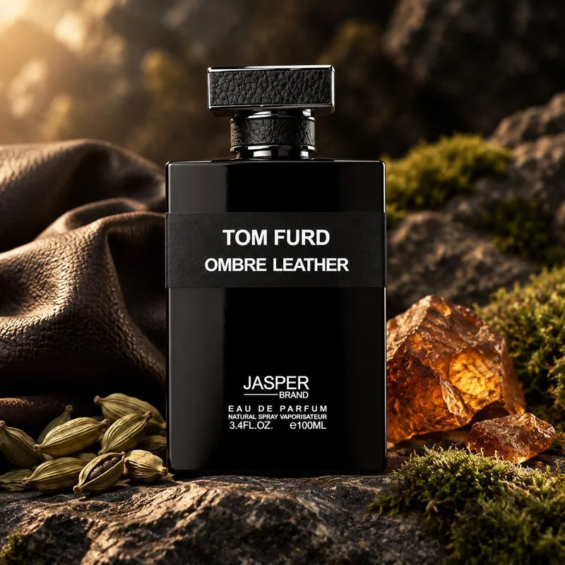ادو پرفیوم مردانه جاسپر مدل Tom Furd Ombre Leather با رایحه گرم و تلخ حجم 100 میلی لیتر - 4
