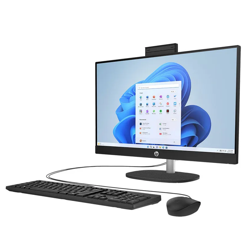 کامپیوتر همه کاره 23.8 اینچ اچ پی مدل HP AIO 24 CR1073nh با پردازنده Core Ultra 7-155U، رم 8 گیگابایت از نوع DDR5 و حافظه داخلی 512 گیگابایت SSD، گرافیک Intel Graphics، نمایشگر از نوع IPS - 3