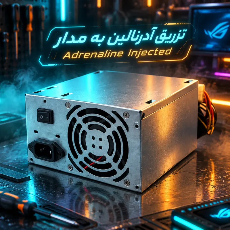 منبع تغذیه کامپیوتر 480 وات مدل Power-480W Real دارای 8 پین گرافیک - 3