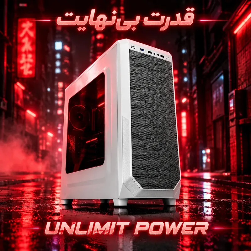 کامپیوتر دسکتاپ گیمر استورم مدل Blitz - 3
