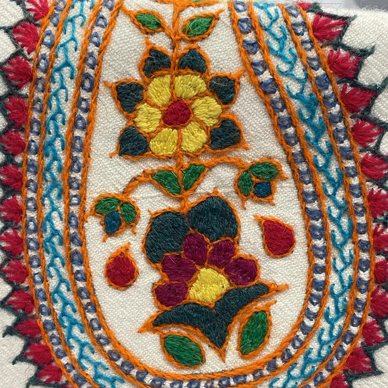 کیف چرمی مدل  گلدوزی زنانه - 3