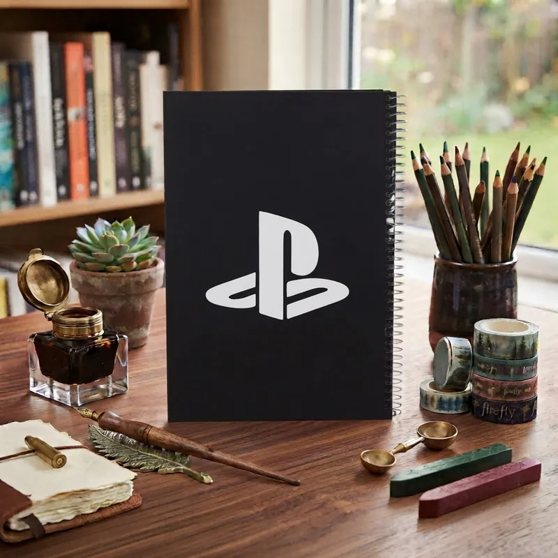 دفتر مشق 80 برگ سیمی مدل Play Station کد 1 - 2