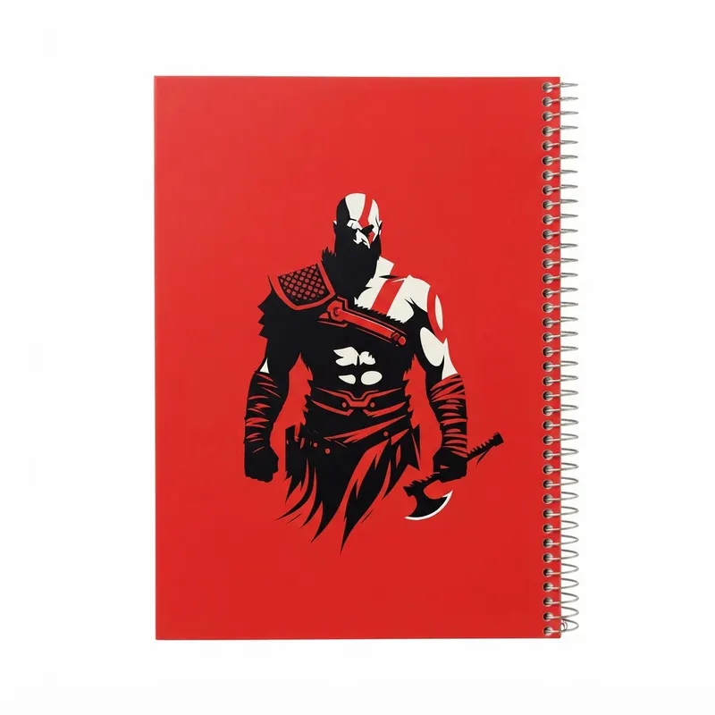 دفتر مشق 80 برگ سیمی مدل GOD OF WAR کد 17