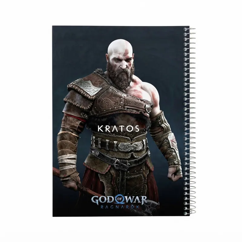 دفتر مشق 80 برگ سیمی مدل GOD OF WAR کد 34