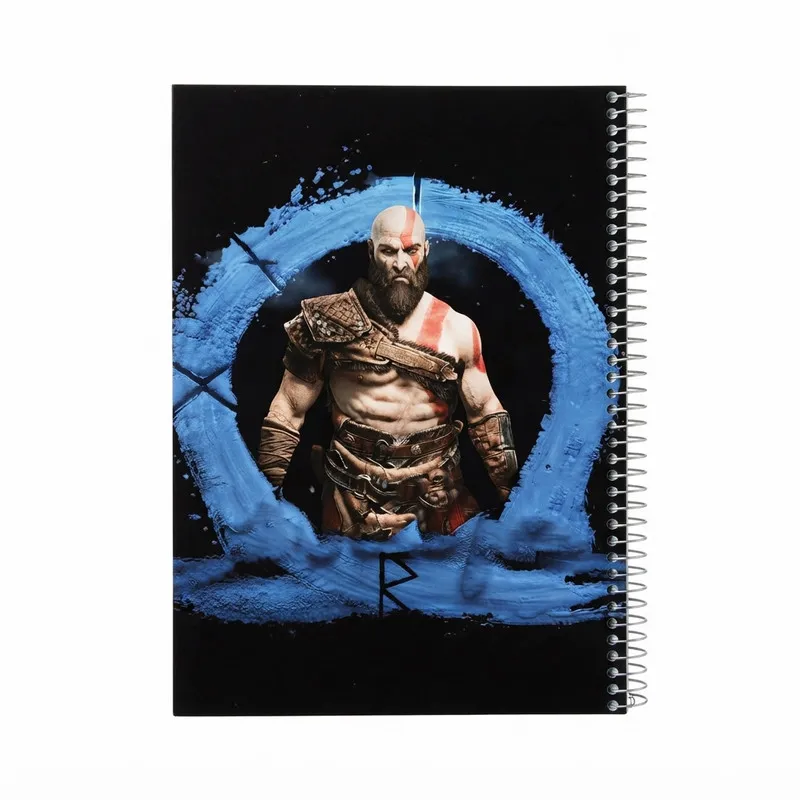 دفتر مشق 80 برگ سیمی مدل GOD OF WAR کد 32