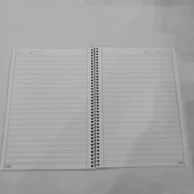 دفتر زبان 60 برگ سیمی ایمان مدل غروب آفتاب کد9011 - 3