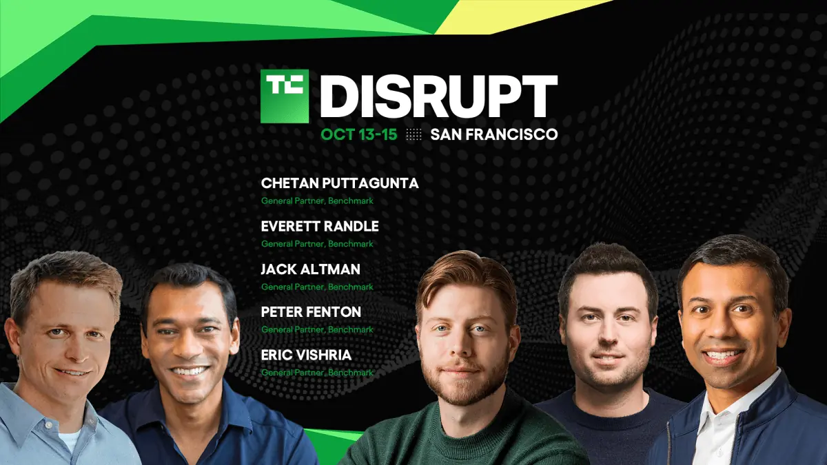 Benchmark در Disrupt 2026: سرمایه‌گذاران، آینده استارتاپ‌ها و H2