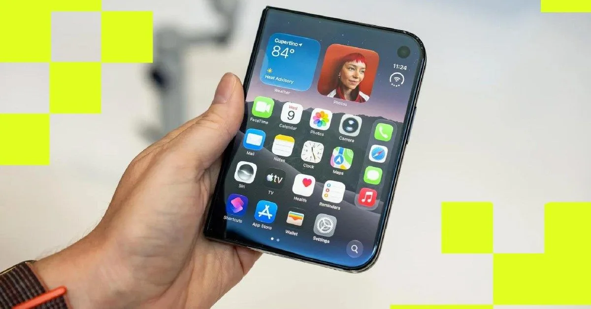 آیفون Duo رونمایی شد؛ تاشوی اپل زیر ذره‌بین