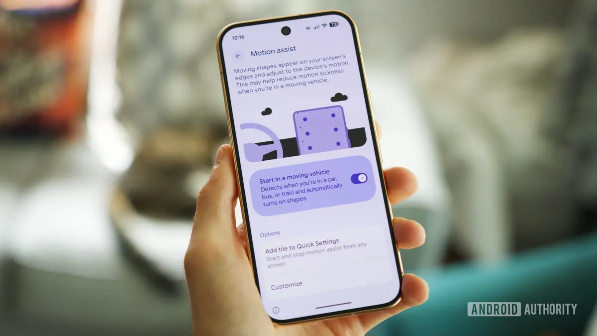 گسترش Motion Assist اندروید برای دستگاه‌های بیشتر