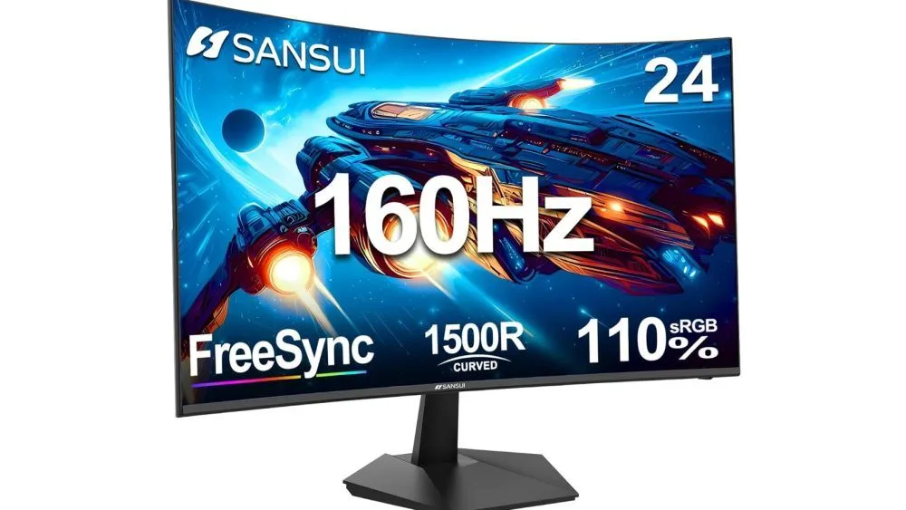 مانیتور گیمینگ خمیده SANSUI با قیمت 89.99 دلار